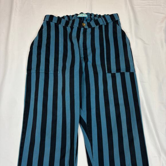 Big Bud Press Striped Work Pants Women's 2XL Boho Indie Twee - Picture 2 of 11